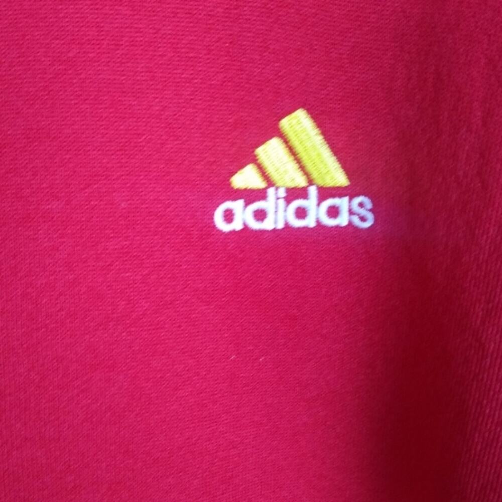 Vintage Adidas Logo Embroidered Mock Neck Sweatshirt Size Large - Picture 7 of 16